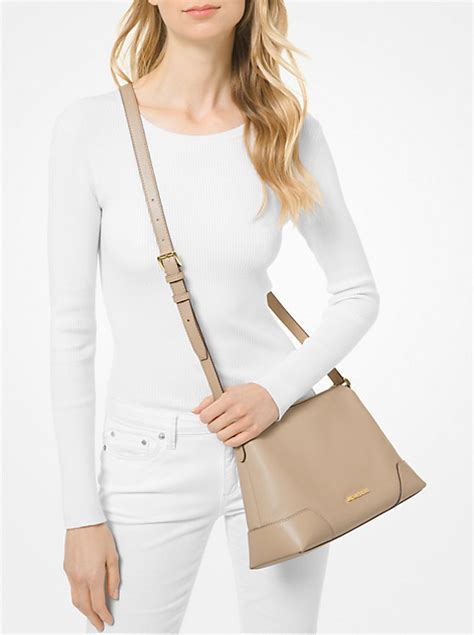 michael michael kors crosby medium pebbled leather satchel|Michael Michael Kors Crosby Medium Pebbled Leather .